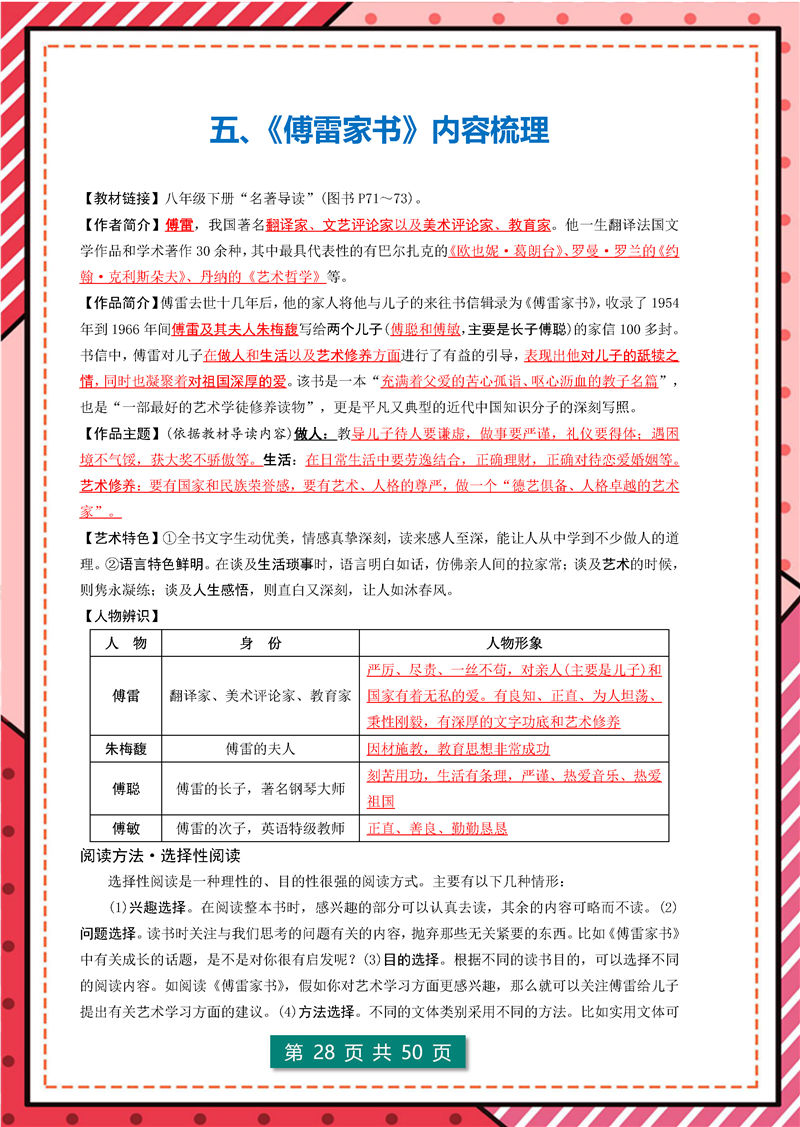 7年级-9年级12部《名著导读》考点梳理