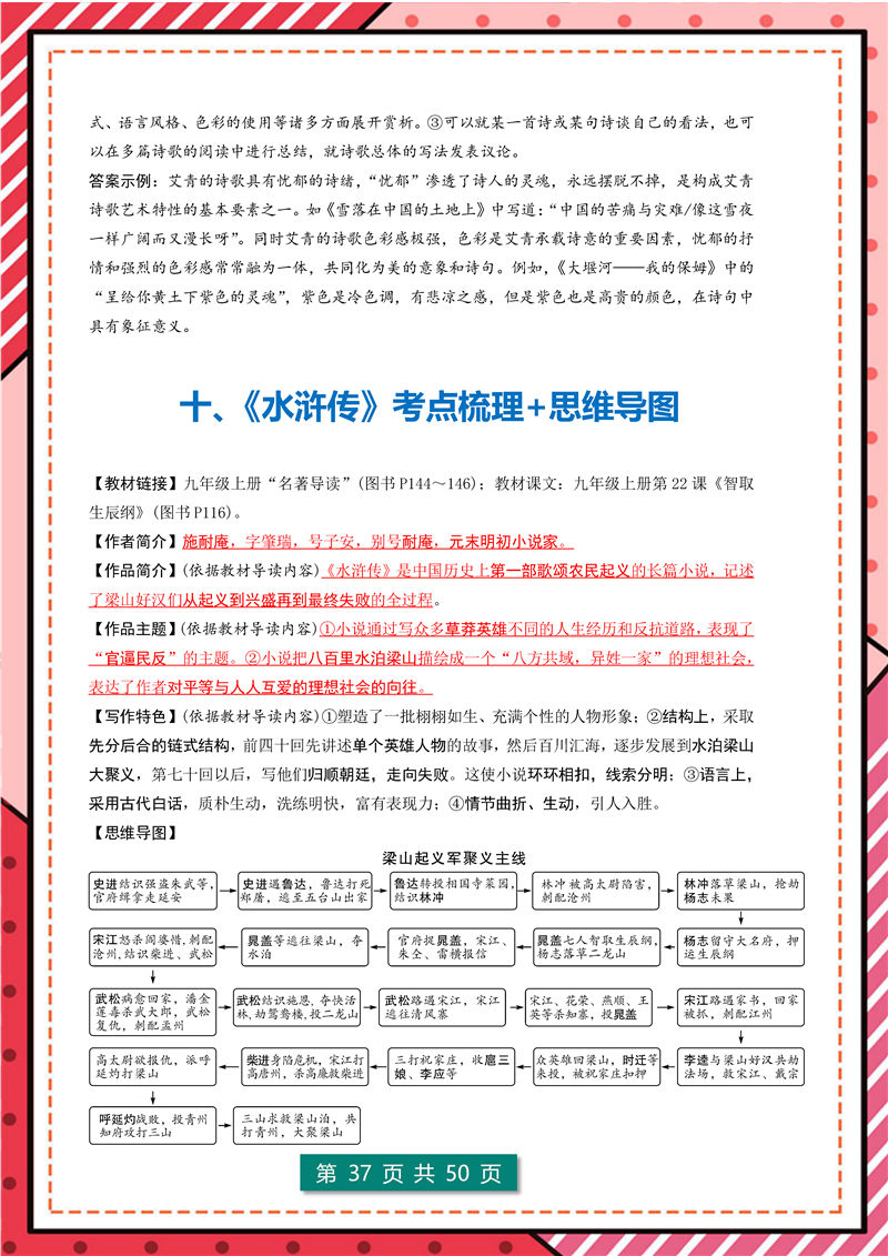 7年级-9年级12部《名著导读》考点梳理